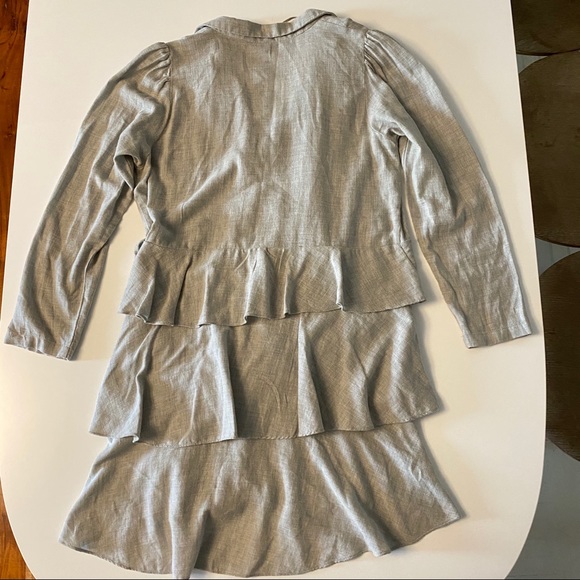 NWT Zara linen look shirt/dress in SZ L - Picture 2 of 4